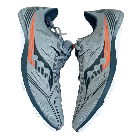 Saucony Men’s Size 13 Endorphin 3 Running Track Spikes Shoes S29070-2 Slate - Picture 7 of 11